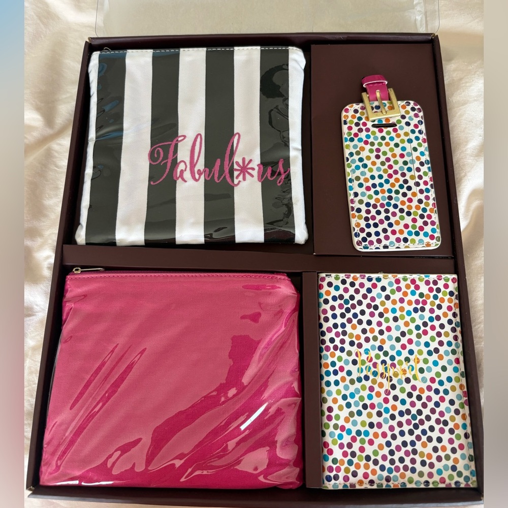 Colorful Travel Accessory Set
